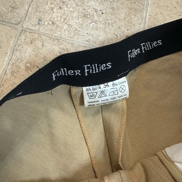 Women’s Fuller Fillies 34 Tan Horseback Riding Pants Equestrian Horse - Picture 9 of 11